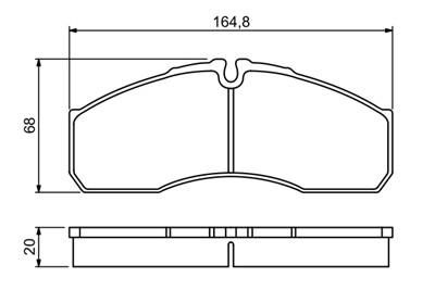 BOSCH 0 986 494 266 Číslo výrobce: BP1178. EAN: 4047024680319.