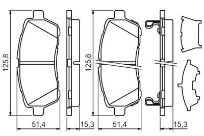 BOSCH 0 986 494 321 Číslo výrobce: BP1211. EAN: 4047024646193.