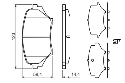 BOSCH 0 986 494 322 Číslo výrobce: BP1212. EAN: 4047024646209.