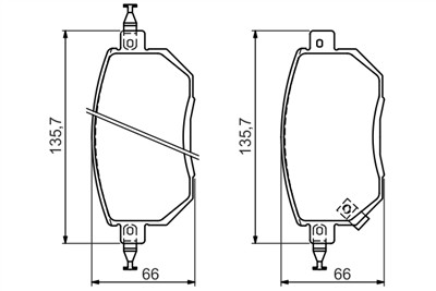 BOSCH 0 986 494 366 Číslo výrobce: BP1274. EAN: 4047024784659.