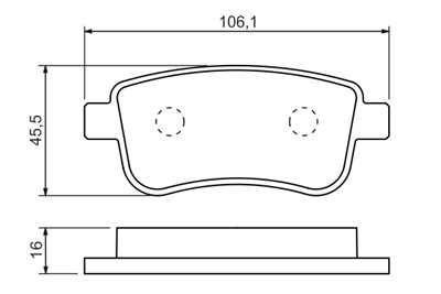 BOSCH 0 986 494 452 Číslo výrobce: BP1375. EAN: 4047024814035.