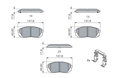 BOSCH 0 986 494 559 Číslo výrobce: BP1480. EAN: 4047025275804.
