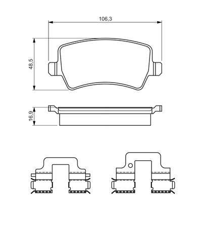 BOSCH 0 986 494 641 Číslo výrobce: BP2656. EAN: 4047025368971.