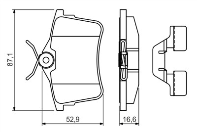 BOSCH 0 986 494 646 Číslo výrobce: BP2734. EAN: 4047025364379.