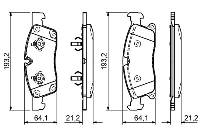 BOSCH 0 986 494 672 Číslo výrobce: BP1667. EAN: 4047025470254.