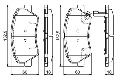BOSCH 0 986 494 691 Číslo výrobce: BP1686. EAN: 4047025439909.