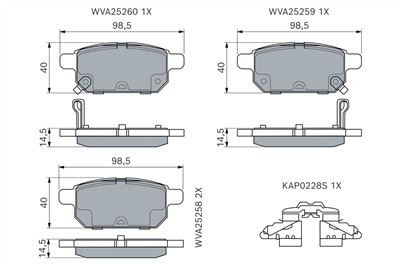 BOSCH 0 986 494 748 Číslo výrobce: BP1763. EAN: 4047026065831.