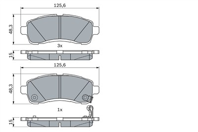 BOSCH 0 986 494 754 Číslo výrobce: BP1852. EAN: 4047026268058.