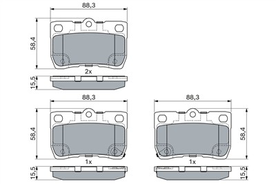 BOSCH 0 986 494 891 Číslo výrobce: BP1879. EAN: 4047026175912.