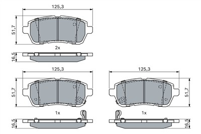 BOSCH 0 986 494 904 Číslo výrobce: BP1892. EAN: 4047026175981.
