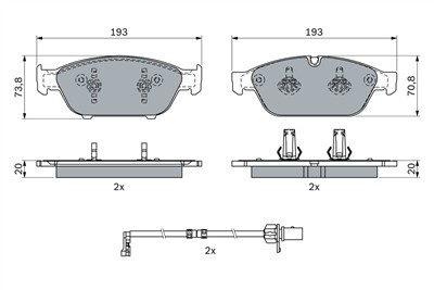BOSCH 0 986 494 987 Číslo výrobce: BP1837. EAN: 4047026300369.