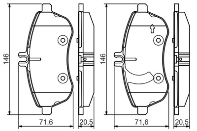 BOSCH 0 986 495 104 Číslo výrobce: BP1565.