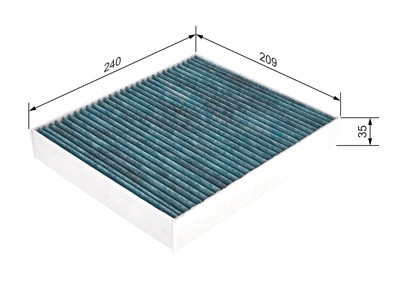BOSCH 0 986 628 506 Číslo výrobce: A 8506. EAN: 4047025413107.