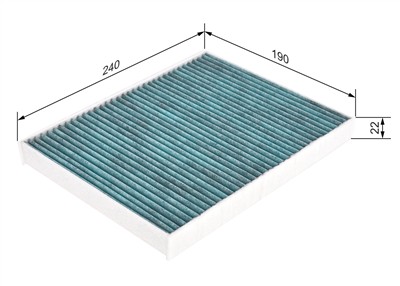 BOSCH 0 986 628 507 Číslo výrobce: A 8507. EAN: 4047025413114.