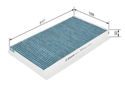 BOSCH 0 986 628 518 Číslo výrobce: A 8518. EAN: 4047025413237.