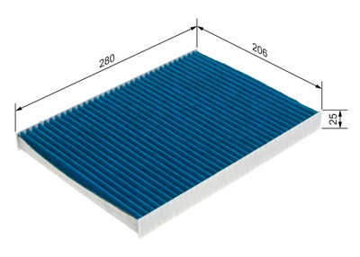 BOSCH 0 986 628 563 Číslo výrobce: A 8563. EAN: 4047026533958.