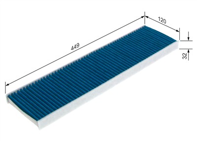 BOSCH 0 986 628 579 Číslo výrobce: A 8579. EAN: 4047026534139.