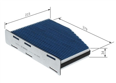 BOSCH 0 986 628 615 Číslo výrobce: A 8615. EAN: 4047026723519.