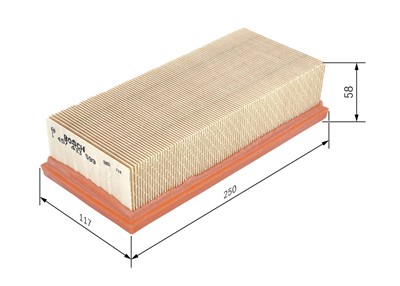 BOSCH 1 457 433 599 Číslo výrobce: S 3599. EAN: 4047023057198.