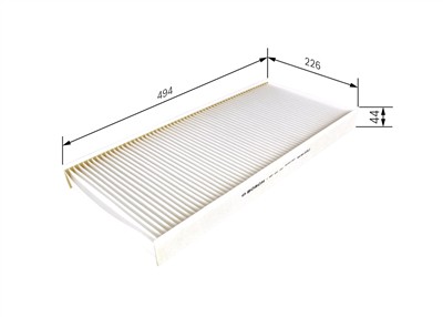 BOSCH 1 987 431 181 Číslo výrobce: M 1181. EAN: 4047024885141.