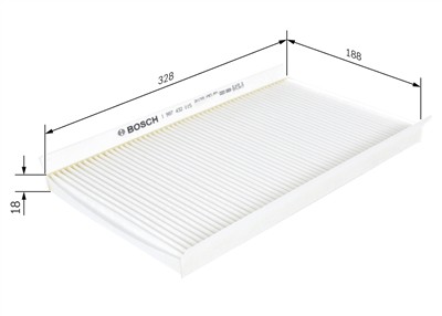 BOSCH 1 987 432 015 Číslo výrobce: M 2015. EAN: 4047023209016.