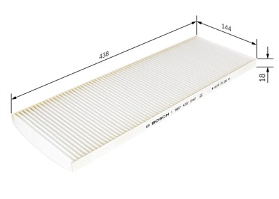 BOSCH 1 987 432 042 Číslo výrobce: M 2042. EAN: 4047023214652.