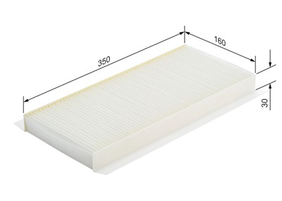 BOSCH 1 987 432 045 Číslo výrobce: M 2045. EAN: 4047023209092.