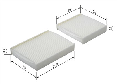 BOSCH 1 987 432 136 Číslo výrobce: M 2136. EAN: 4047024655928.