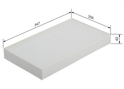 BOSCH 1 987 432 195 Číslo výrobce: M 2195. EAN: 4047024655874.