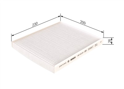 BOSCH 1 987 432 251 Číslo výrobce: M 2251. EAN: 4047024884786.