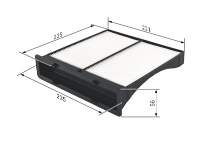 BOSCH 1 987 432 262 Číslo výrobce: M 2262. EAN: 4047024885042.