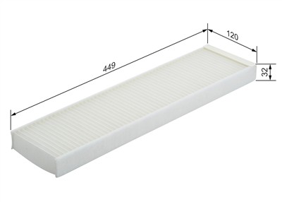BOSCH 1 987 432 296 Číslo výrobce: M 2296. EAN: 4047024656178.