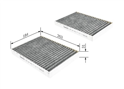 BOSCH 1 987 432 438 Číslo výrobce: R 2428. EAN: 4047024810112.