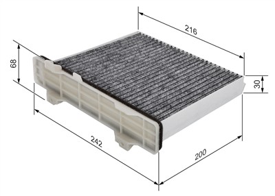 BOSCH 1 987 432 498 Číslo výrobce: R 2498. EAN: 4047024655843.
