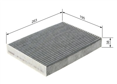 BOSCH 1 987 432 538 Číslo výrobce: R 2538. EAN: 4047025524599.
