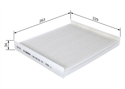 BOSCH 1 987 435 078 Číslo výrobce: M 5078. EAN: 4047025472920.