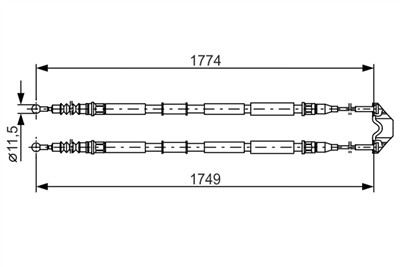 BOSCH 1 987 477 163 Číslo výrobce: BC867. EAN: 4047024190474.