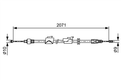 BOSCH 1 987 482 242 Číslo výrobce: BC2242. EAN: 4047024643581.