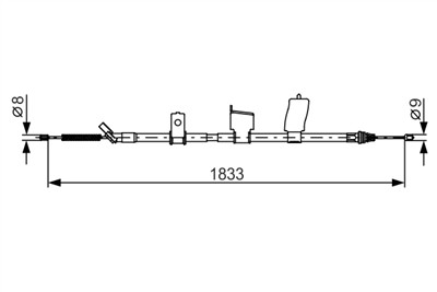 BOSCH 1 987 482 340 Číslo výrobce: BC1224. EAN: 4047024880184.