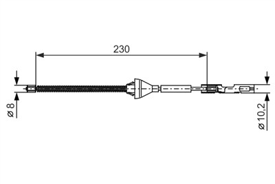 BOSCH 1 987 482 370 Číslo výrobce: BC 1254. EAN: 4047025071284.