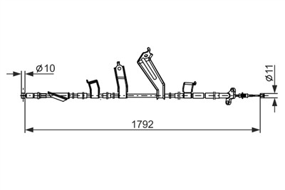 BOSCH 1 987 482 917 Číslo výrobce: BC2917. EAN: 4047026482423.