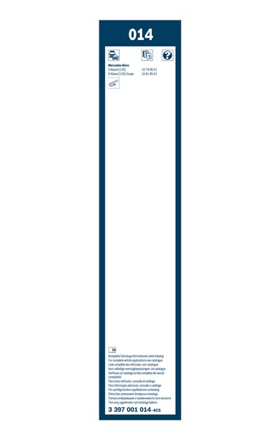 BOSCH 3 397 001 014 Číslo výrobce: 014. EAN: 3165141140057.