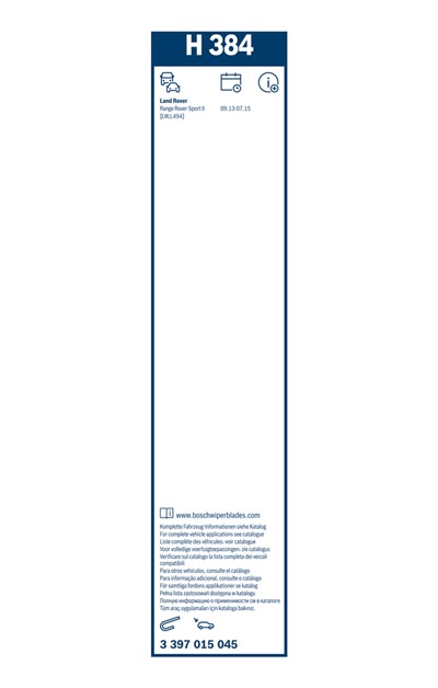 BOSCH 3 397 015 045 Číslo výrobce: H 384. EAN: 4047025615051.