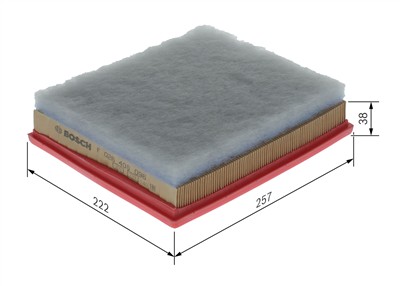 BOSCH F 026 400 096 Číslo výrobce: S 0096. EAN: 4047024639171.