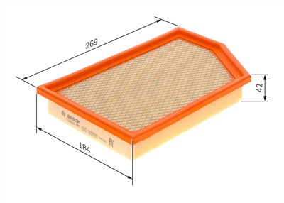 BOSCH F 026 400 586 Číslo výrobce: S 0586. EAN: 4047026153385.