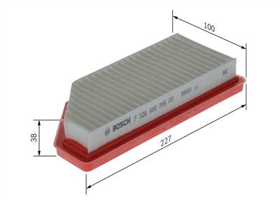 BOSCH F 026 400 705 Číslo výrobce: S 0705. EAN: 4047026599381.