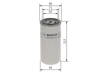 BOSCH F 026 402 035 Číslo výrobce: N 2035. EAN: 4047024374690.