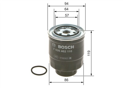 BOSCH F 026 402 110 Číslo výrobce: N 2110. EAN: 4047024890718.