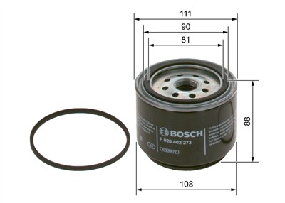 BOSCH F 026 402 273 Číslo výrobce: N 2273. EAN: 4047023072184.