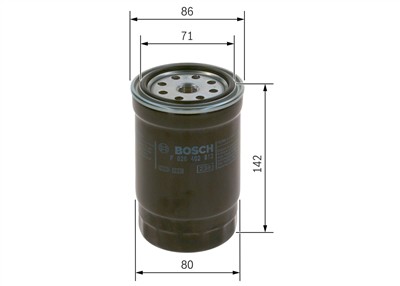 BOSCH F 026 402 813 Číslo výrobce: N 2813. EAN: 4047025193801.